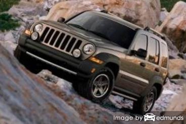 Insurance rates Jeep Liberty in Jersey City
