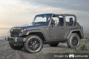 Insurance quote for Jeep Wrangler in Jersey City
