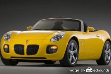 Insurance rates Pontiac Solstice in Jersey City