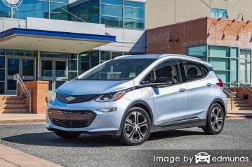 Insurance rates Chevy Bolt in Jersey City