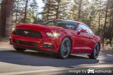 Insurance rates Ford Mustang in Jersey City