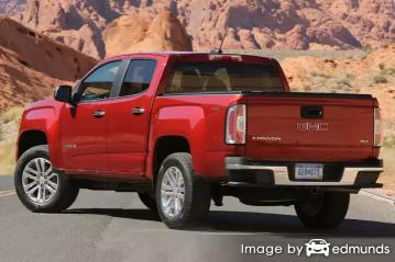 Insurance quote for GMC Canyon in Jersey City