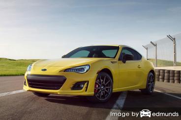 Insurance rates Subaru BRZ in Jersey City