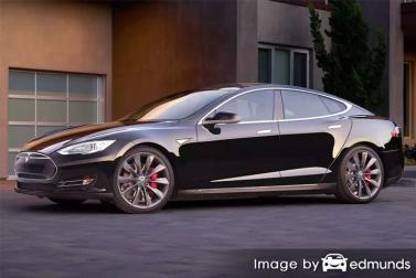 Insurance quote for Tesla Model S in Jersey City